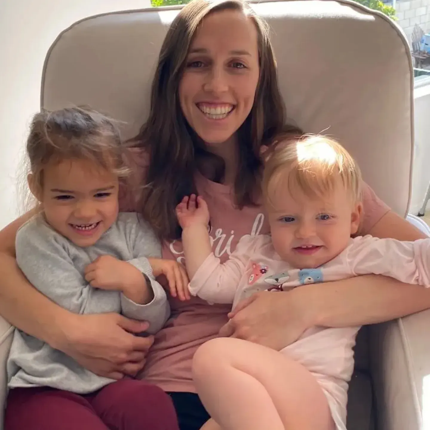 Dr. Jenna Boyce, PT, DPT and her daughters.