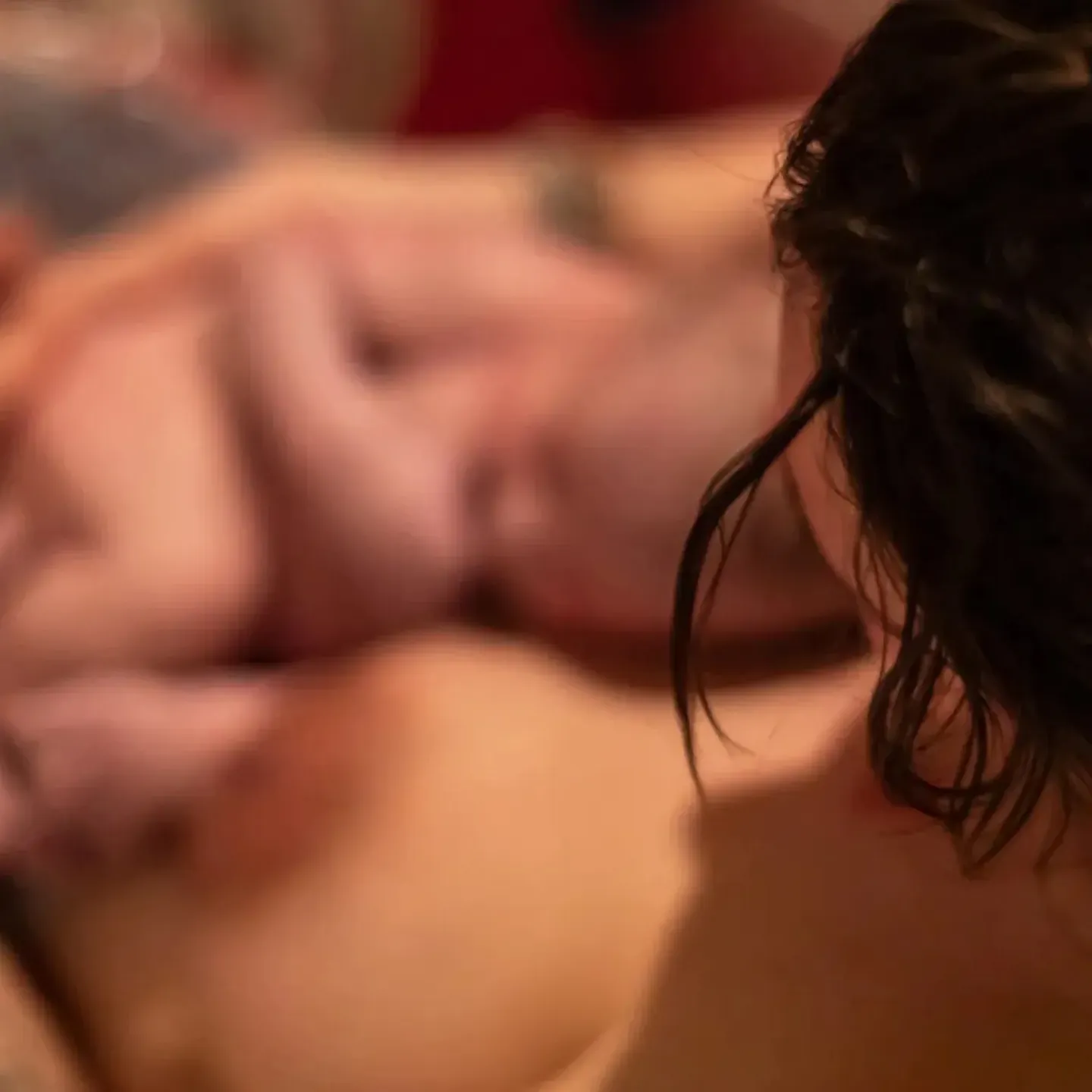 A woman with a newborn baby.