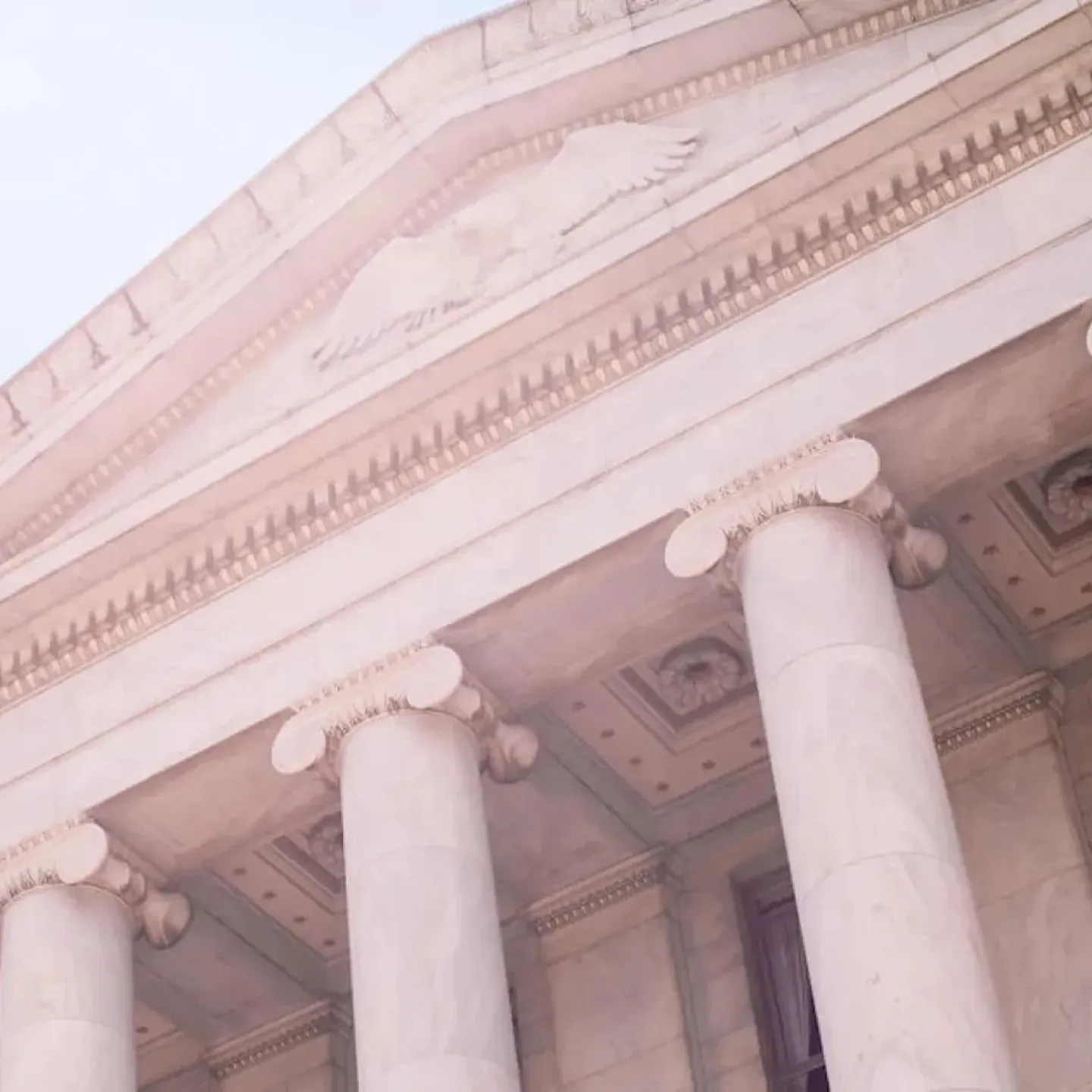 A close up shot of the U.S. Capitol building.