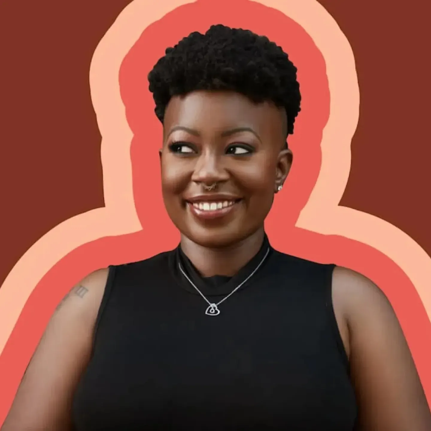 A portrait of Sabia Wade, aka The Black Doula, Origin Advisor and author of a new book on Reproductive Justice.