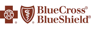 BlueCross BlueShield logo.