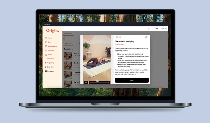 Origin Physical Therapy - Personalized Program (desktop).
