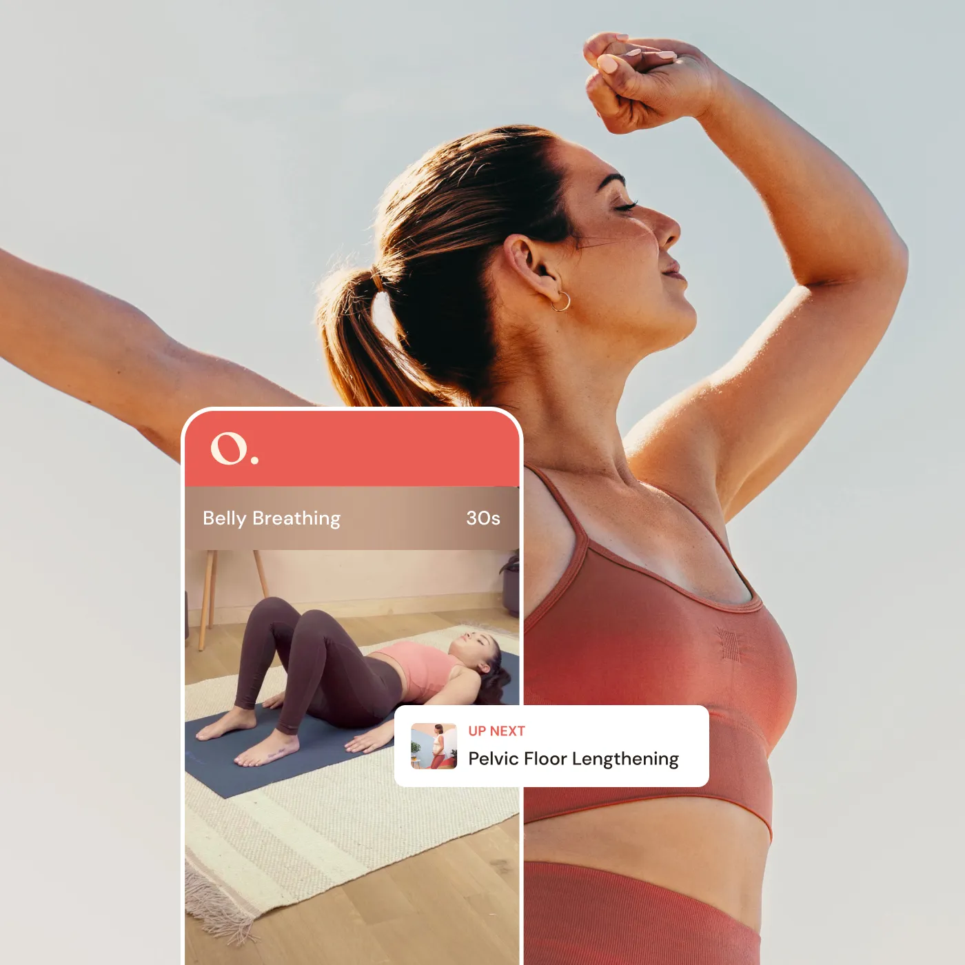 A woman stretching as part of physical therapy.