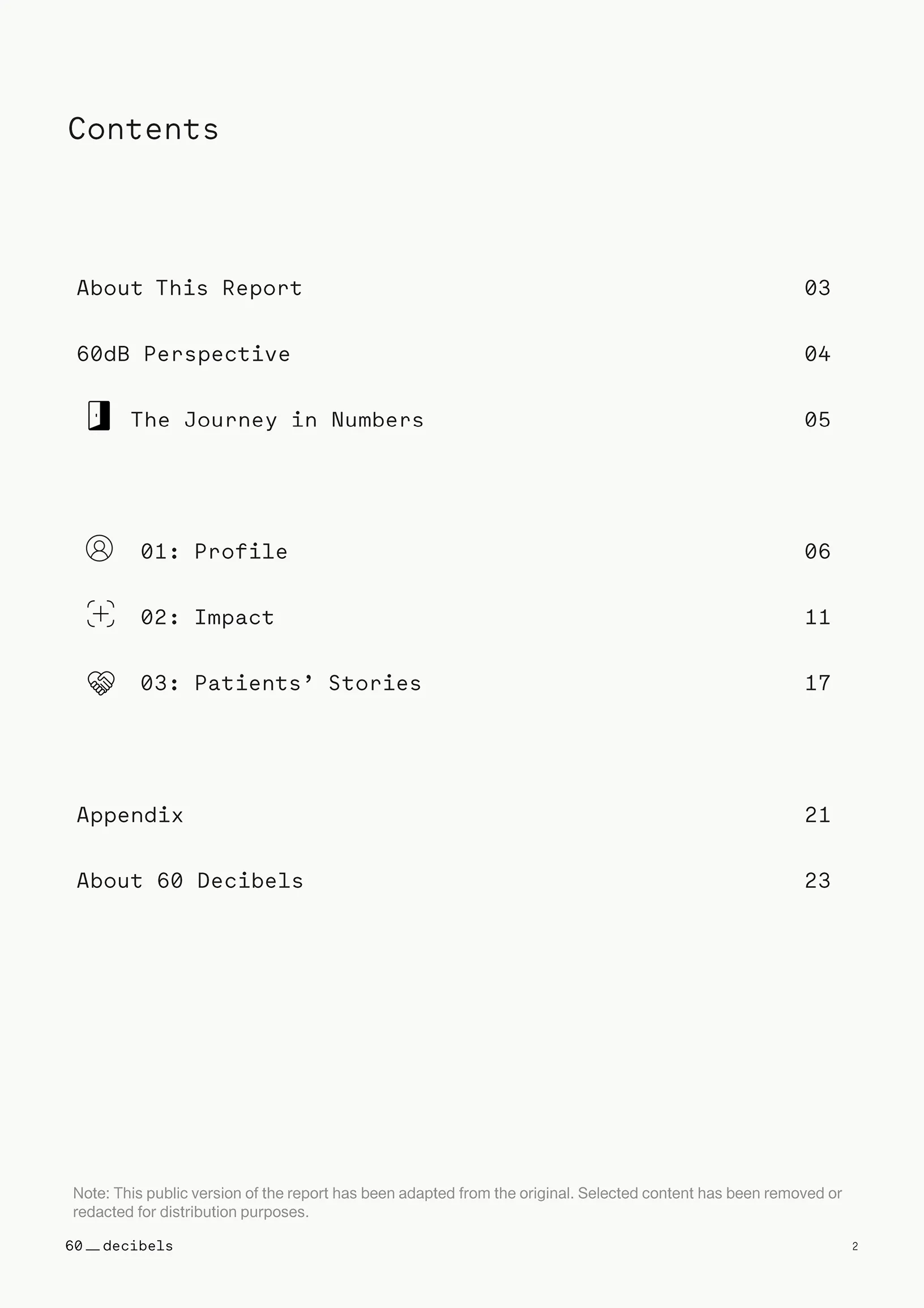 Origin Patient Impact Report Conducted by 60 Decibels.