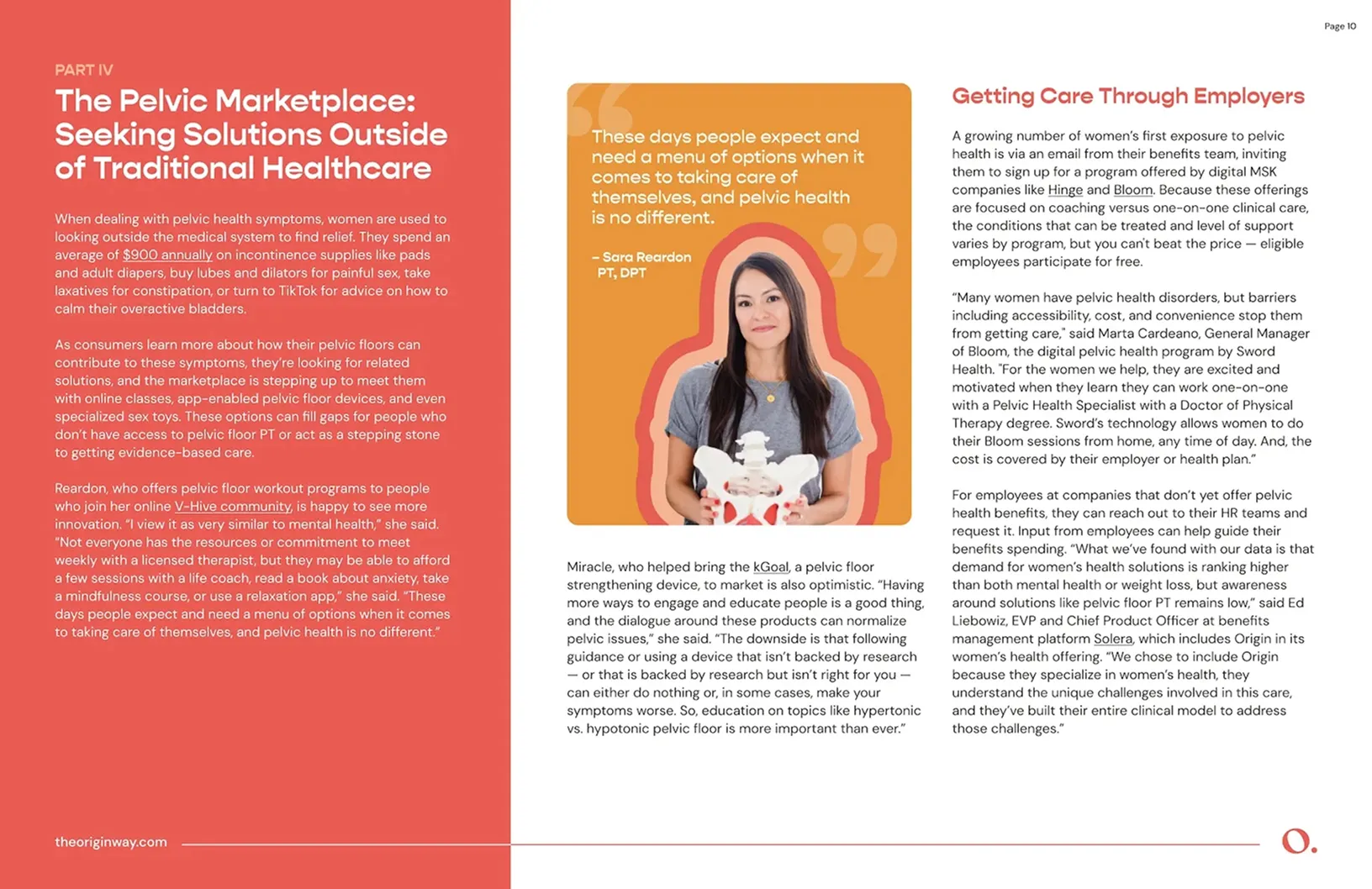 Seeking pelvic solutions outside of traditional healthcare.