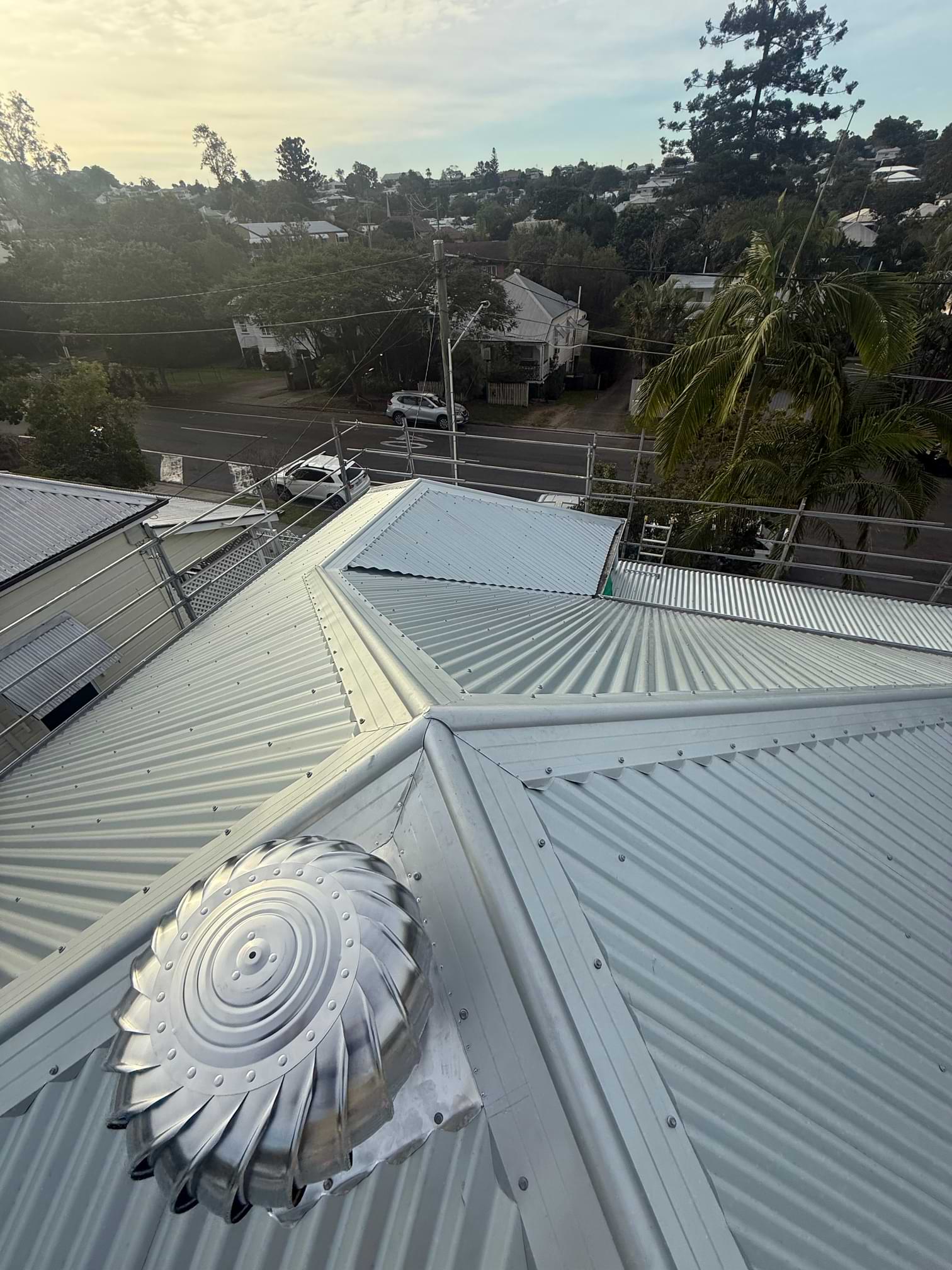 a colourbond roof repair in Brisbane
