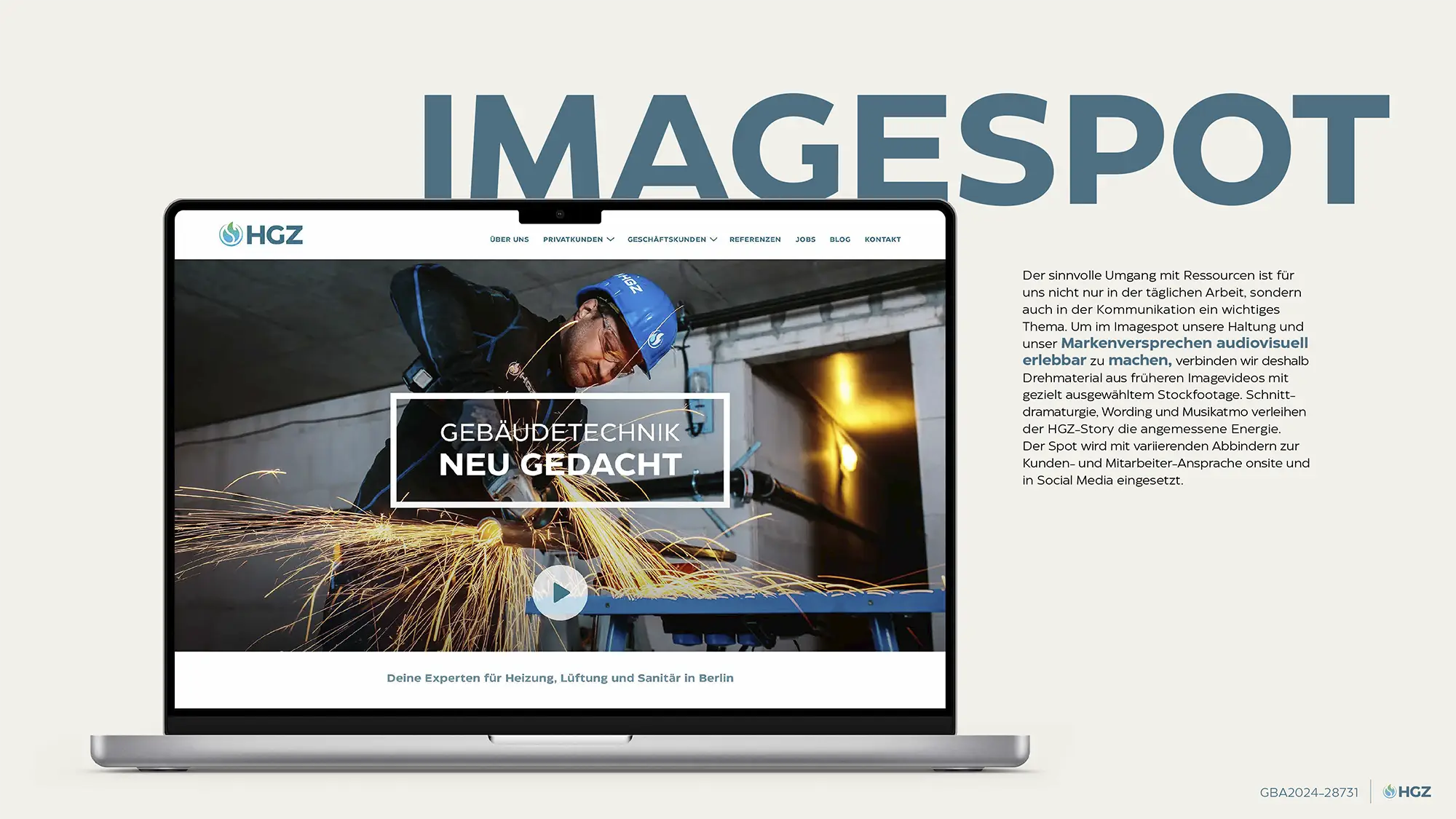 IMAGESPOT: Der sinnvolle Umgang mit Ressourcen ist für uns nicht nur in der täglichen Arbeit, sondern auch in der Kommunikation ein wichtiges Thema. Um im Imagespot unsere Haltung und unser Markenversprechen audiovisuell erlebbar zu machen, verbinden wir…