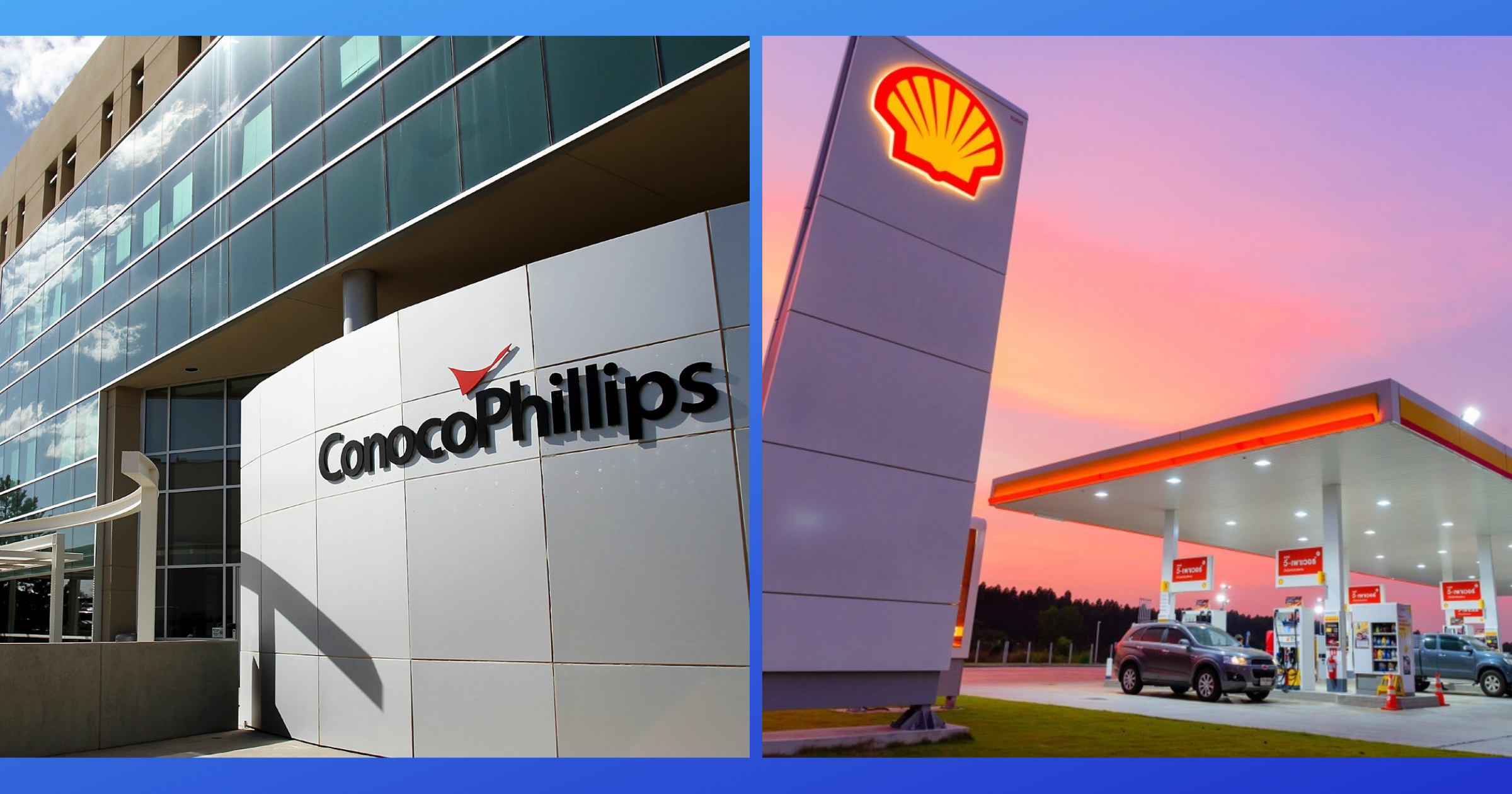 ConocoPhillips and Permian Assets owned by Shell Enterprises LLC. ($9.5 billion)