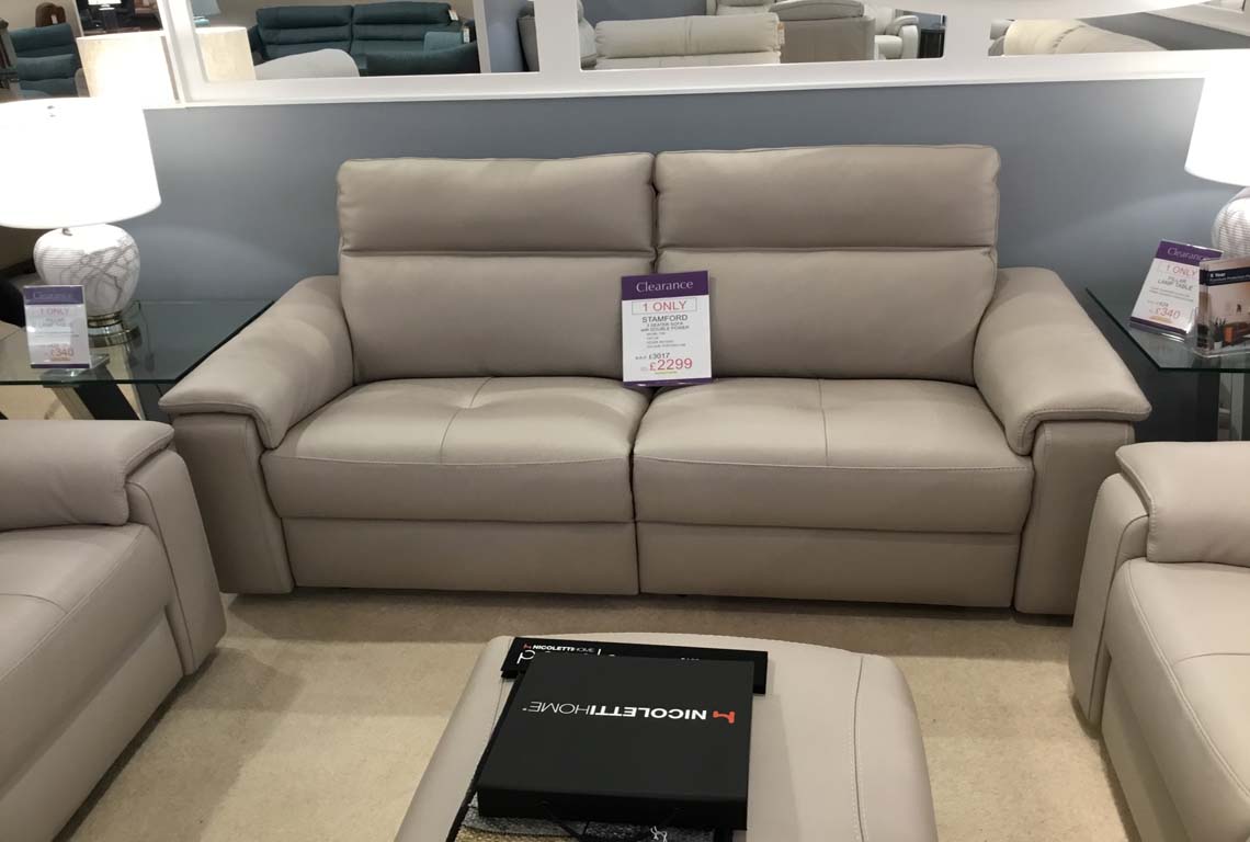 Stamford 3 Seater Sofa with Double Power Recliner
