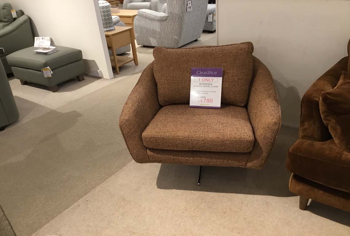 Bowden Lounge Swivel Chair
