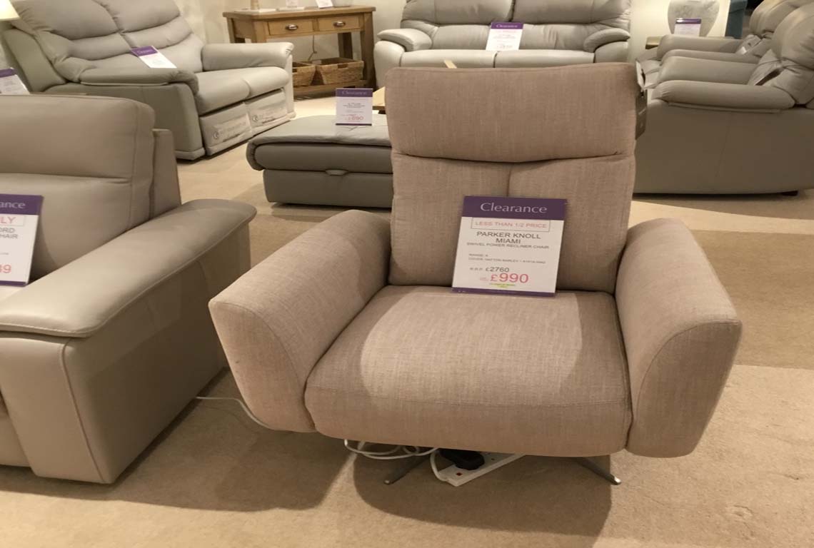 Parker Knoll Miami Power Swivel Chair