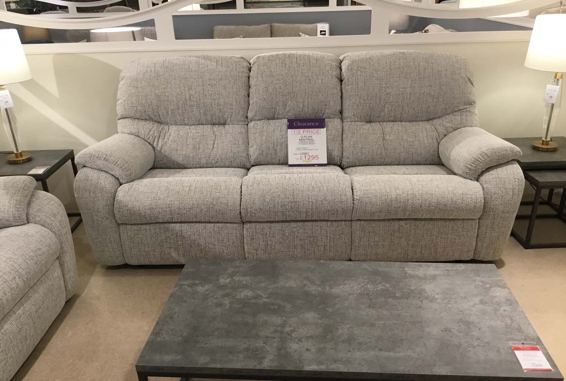 G Plan Mistral 3 Seater Sofa - 3 cushion model