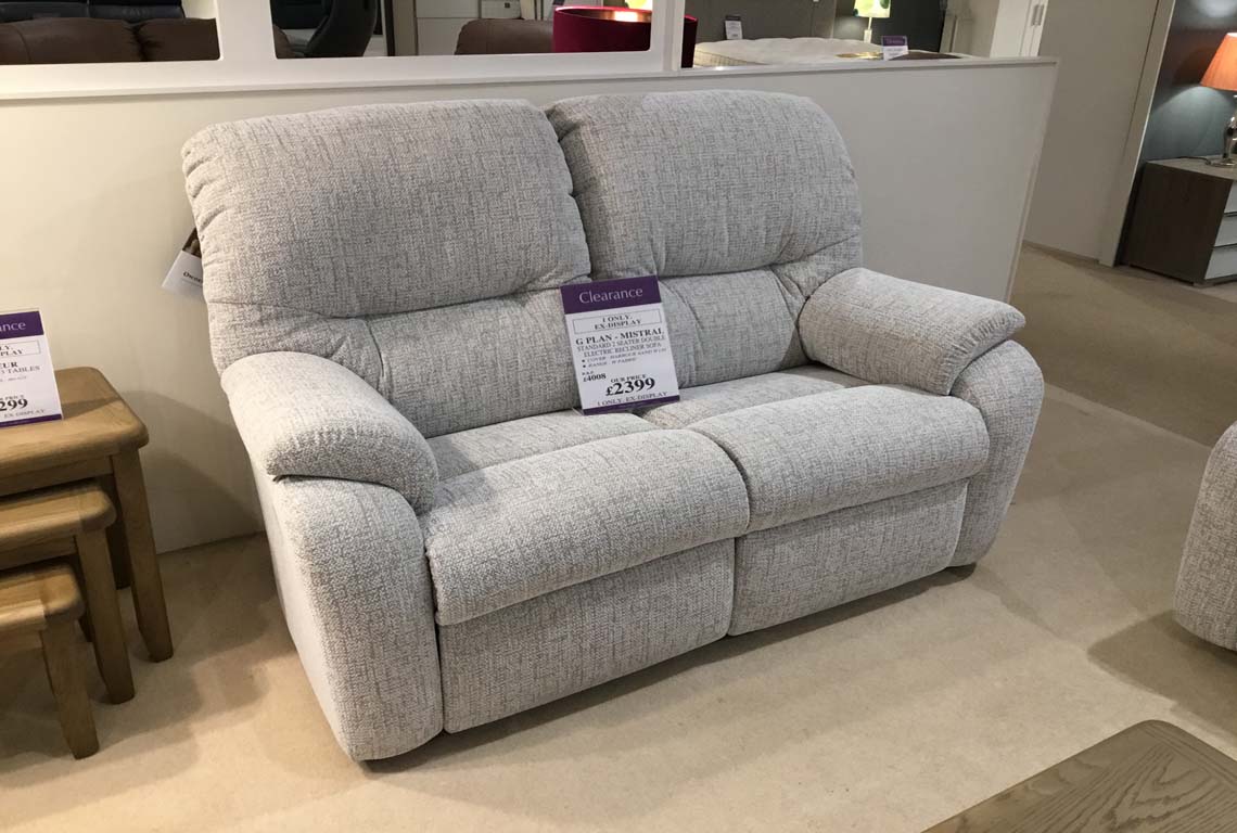 G Plan Mistral Standard 2 Seater Double Electric Recliner Sofa