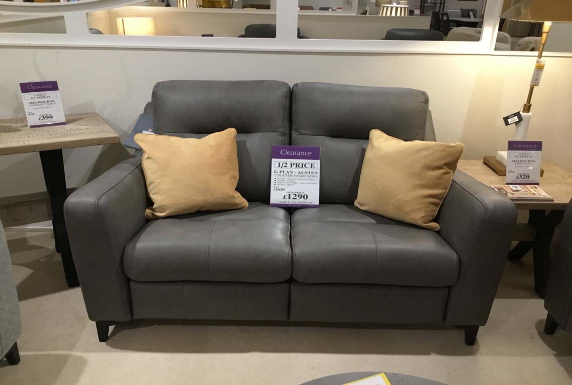 G Plan Austen 2 Seater Fixed Sofa