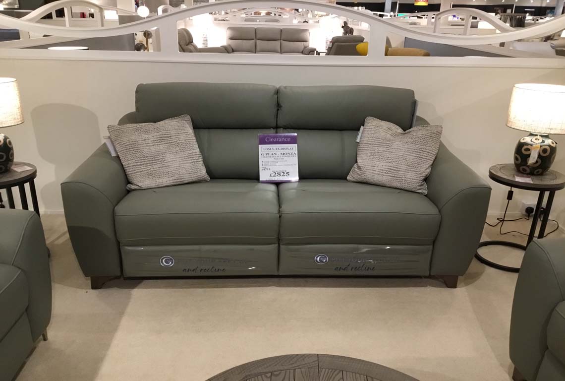 G Plan Monza 3 Seater Double Power Sofa with USB