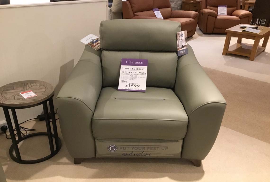 G Plan Monza Electric Recliner Chair with USB