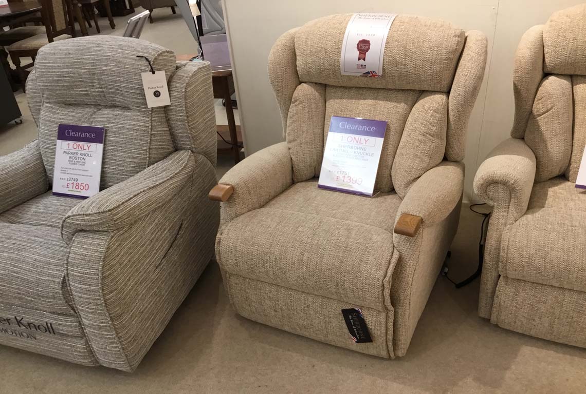 Sherborne Cartmel Knuckle Standard 2 Motor Electric Riser Recliner