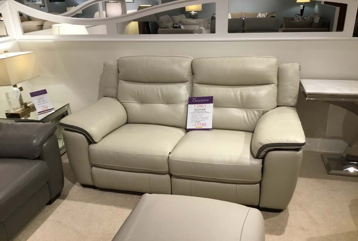 Hexham 2 Seater Sofa with Double Power Recliners
