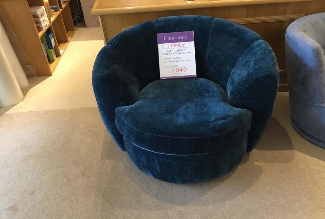 Bellamy Accent Swivel Chair