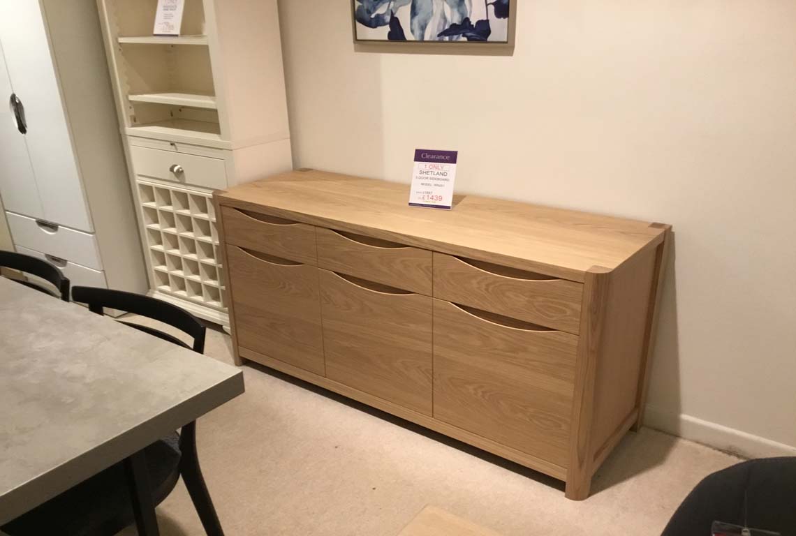 Shetland 3 Door Sideboard