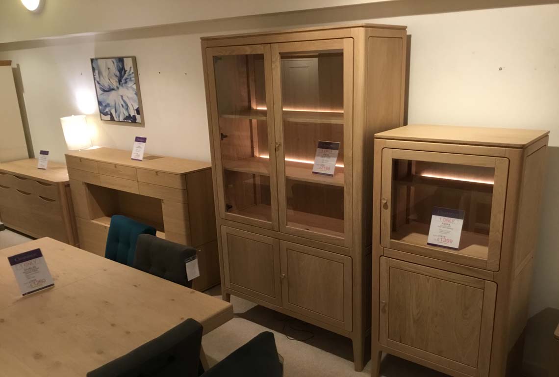 Fiera 2 Door Glazed Display Cabinet