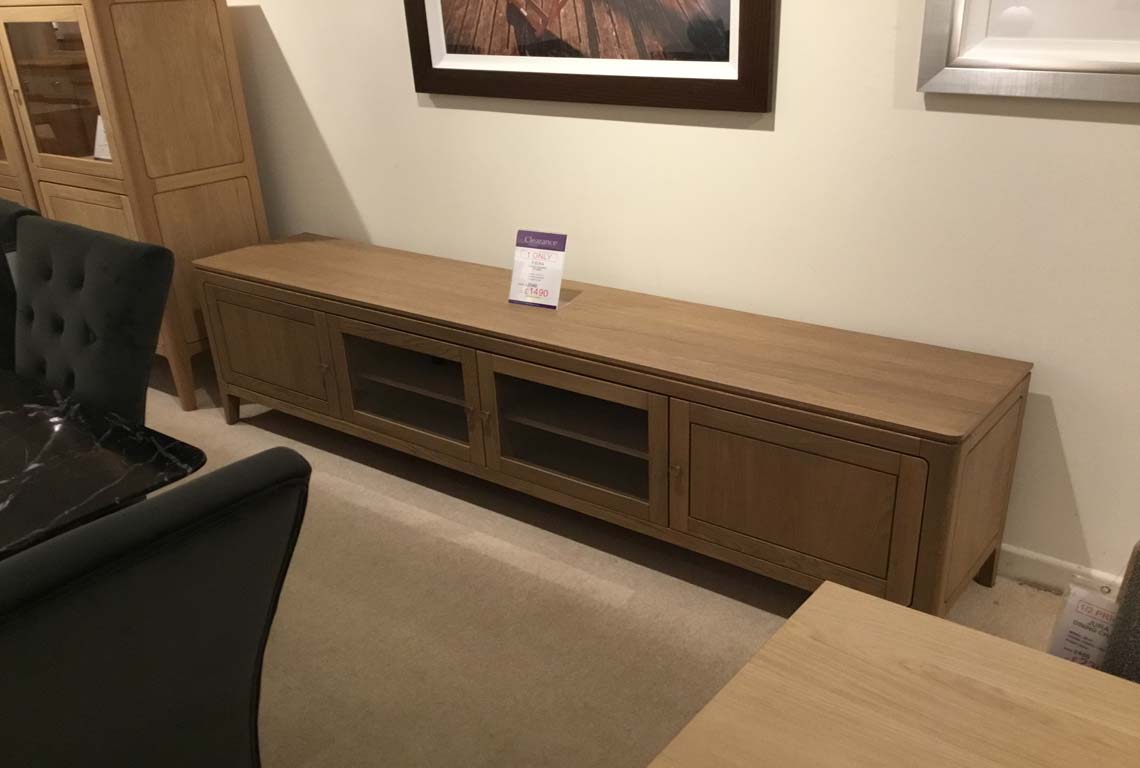 Fiera Large Glazed TV Unit