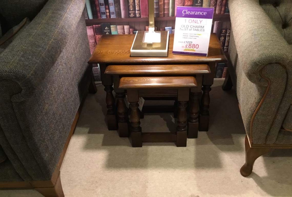 Wood Bros Old Charm Nest of Tables