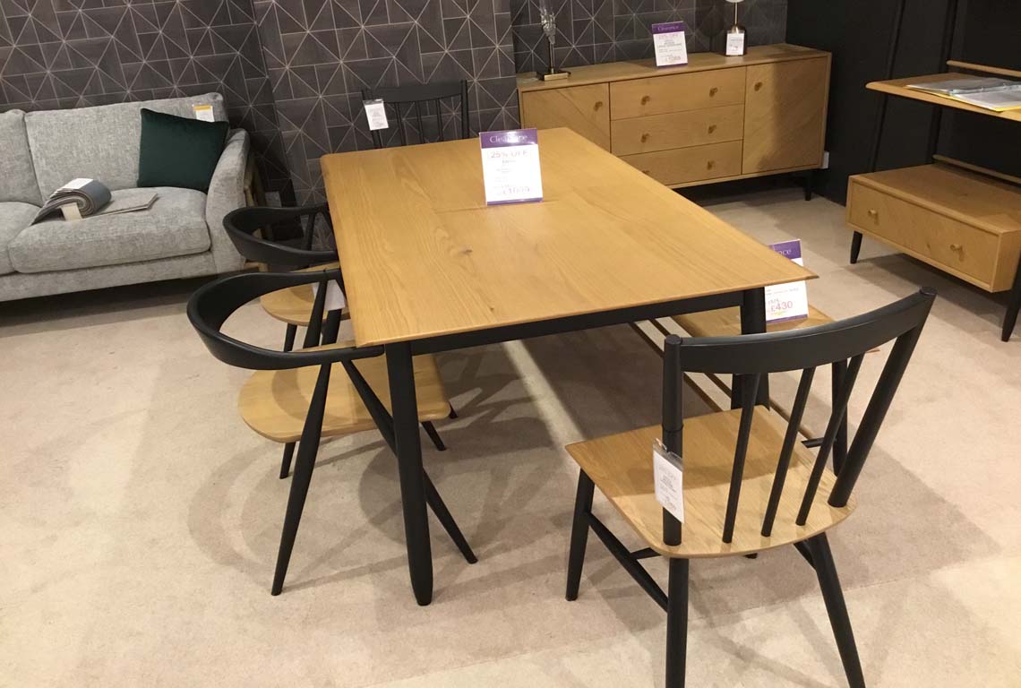 Ercol Monza Medium Extending Dining Table