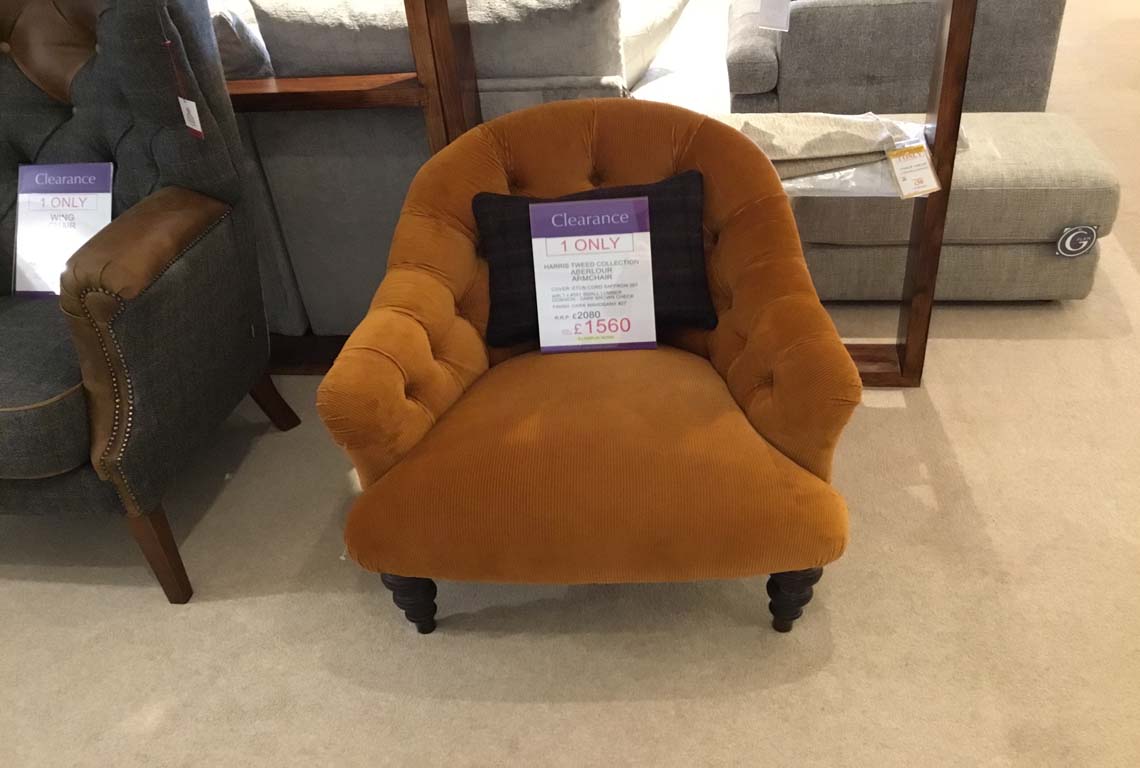 Tetrad Harris Tweed Collection Aberlour Armchair