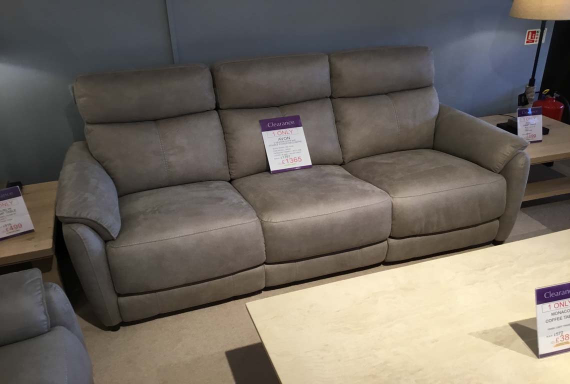 Avon 3 Seater Double Power Sofa