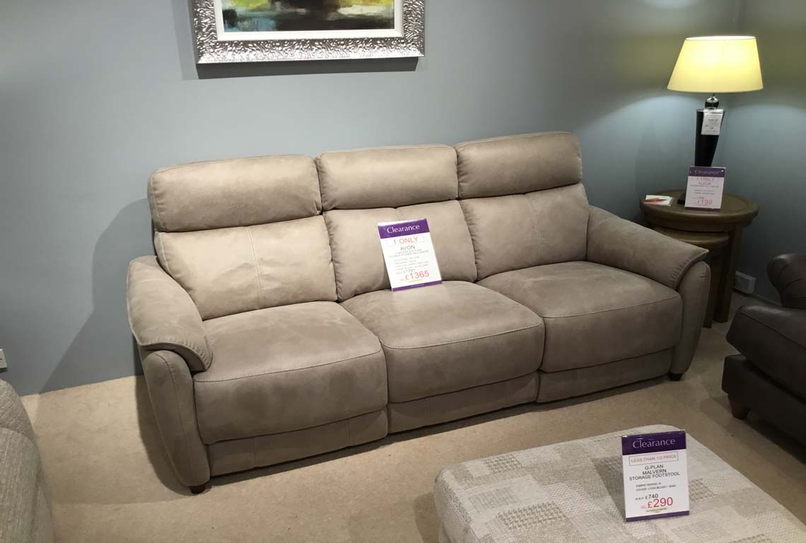 Avon 3 Seater Sofa with Double Power Recliners