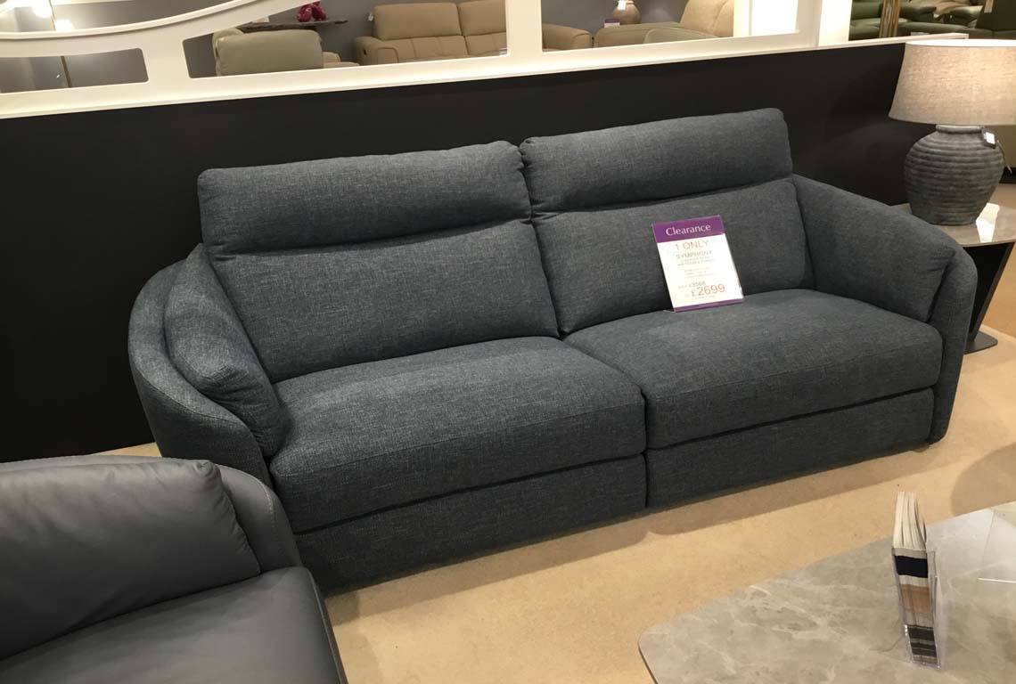 Symphony 3 Seater Sofa with Double Power
