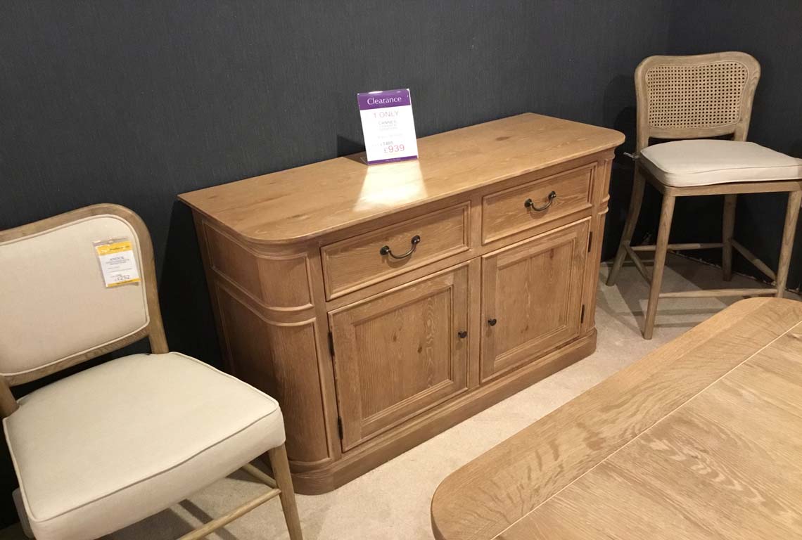Cannes 2 Drawer Sideboard