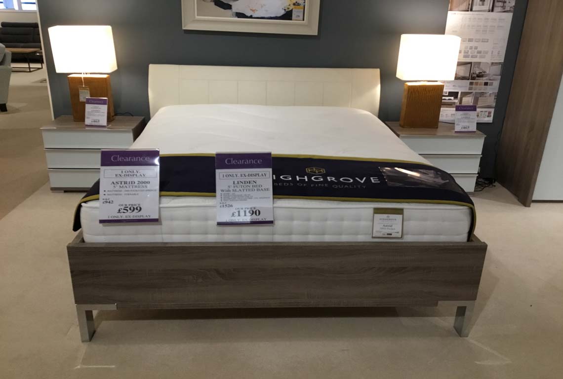 Linden 5' Futon Bed with Slatted Base