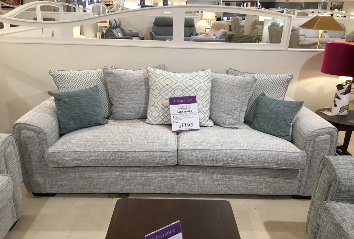 Memphis Grand Sofa - Pillow Back
