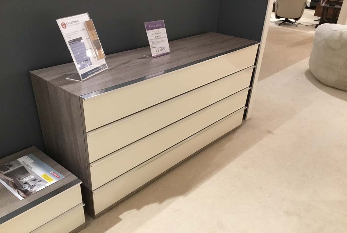 Linden Wide 4 Drawer Chest