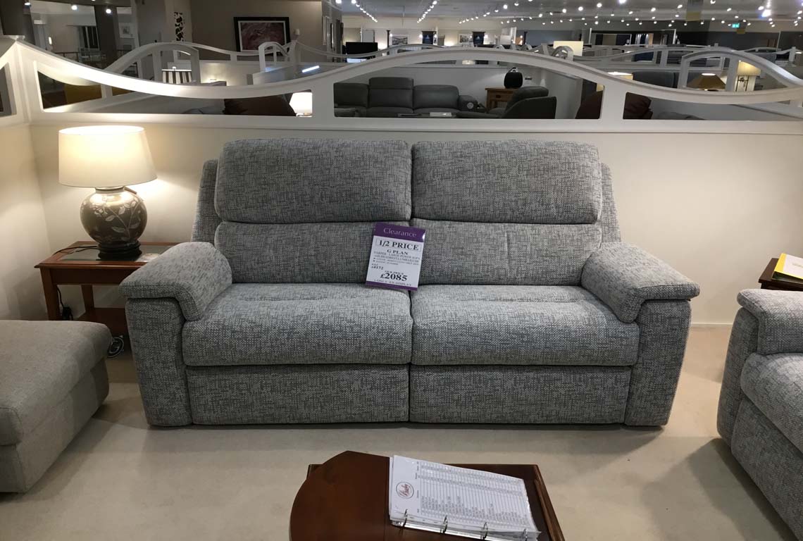 G Plan Harper Large Power Sofa with Headrest, Lumbar & USB