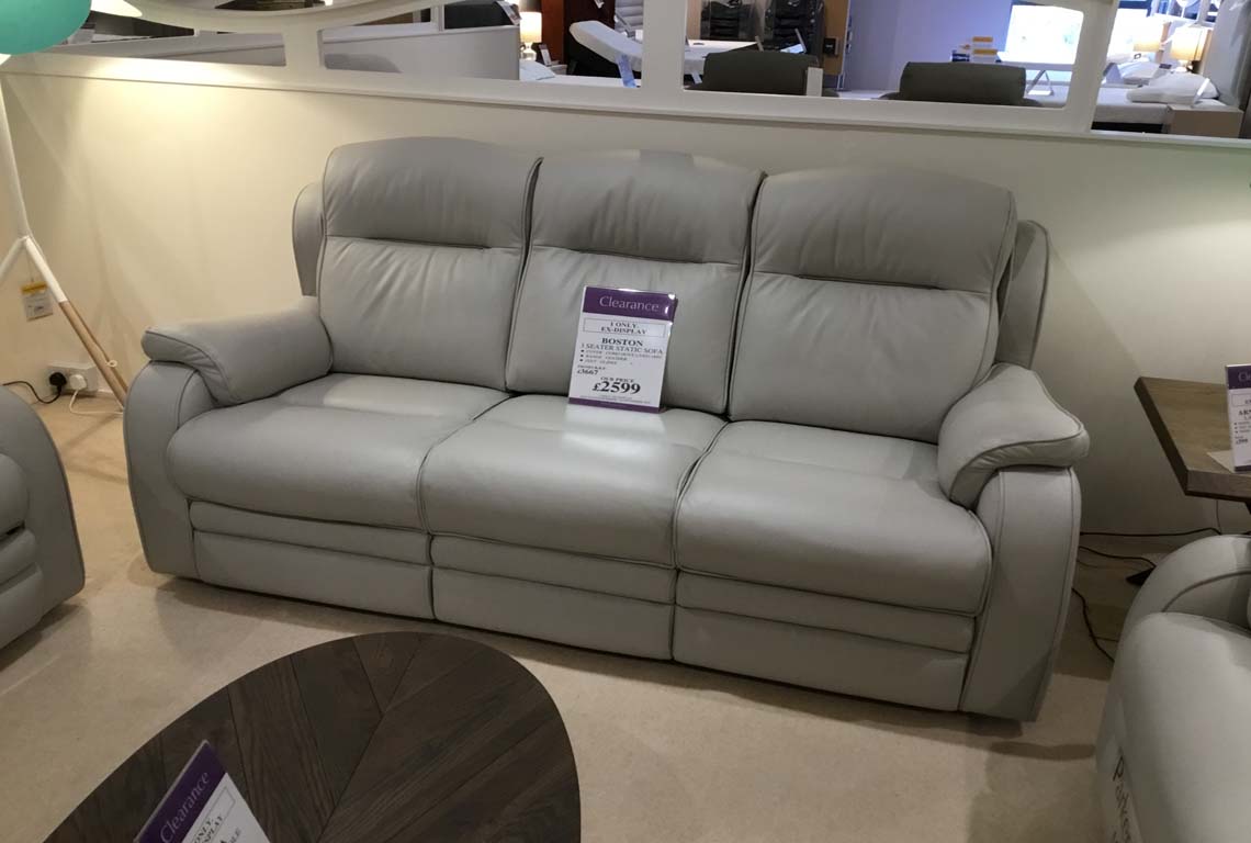 Boston 3 Seater Static Sofa