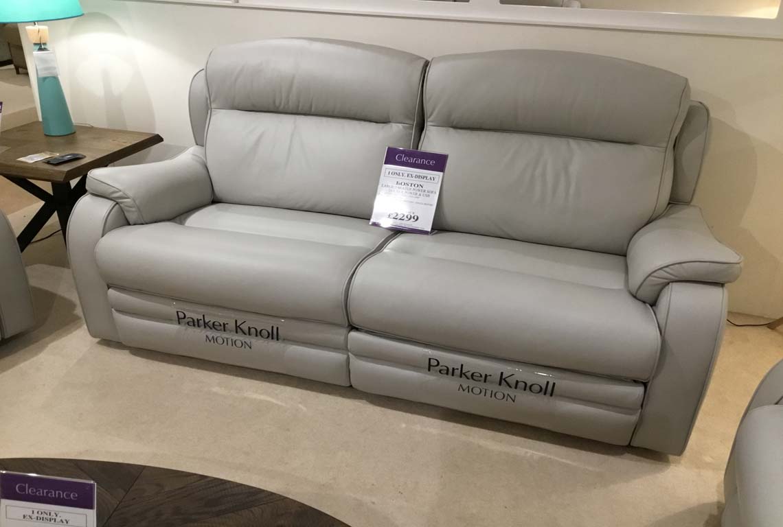 Boston Large 2 Seater Power Sofa - Double Power & USB