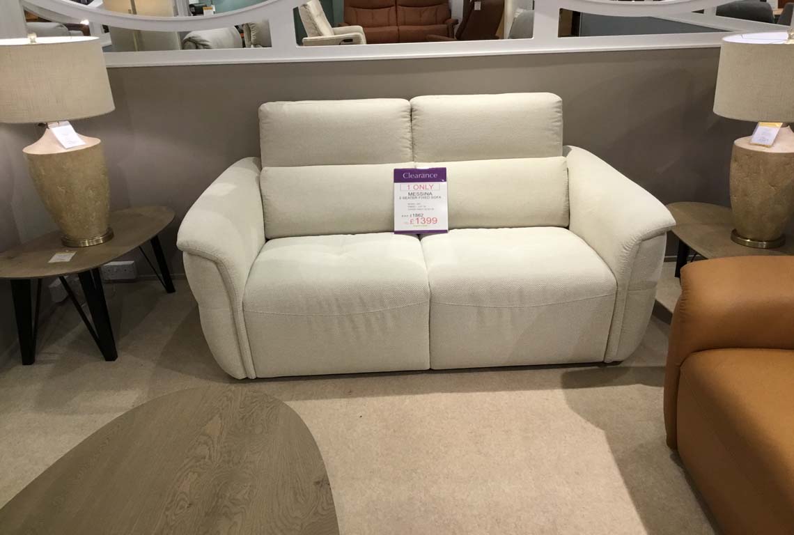 Messina 2 Seater Fixed Sofa