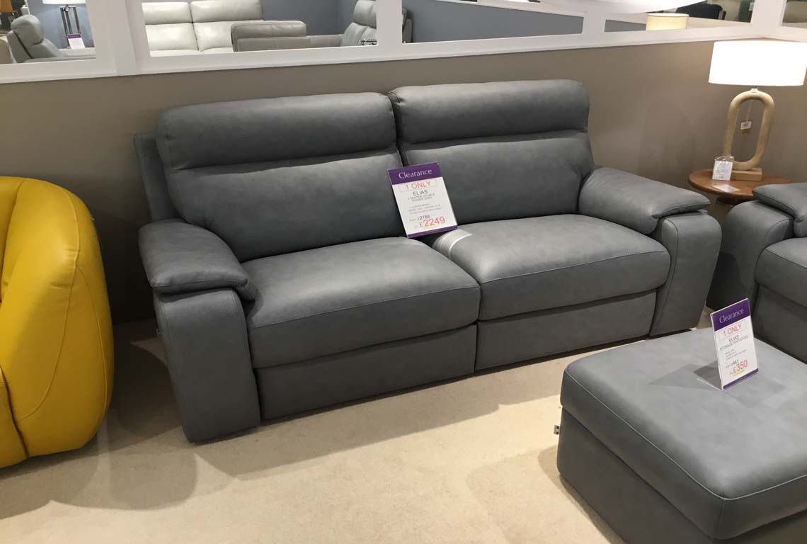 Elias 3 Seater Double Power Sofa