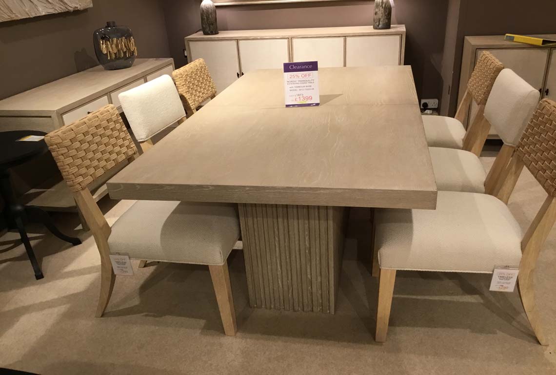 Nordic Tranquility Extending Dining Table
