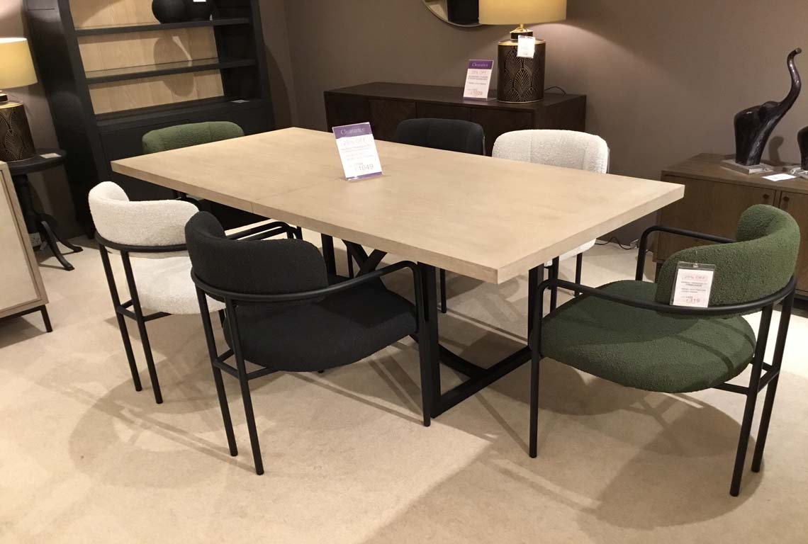 Nordic Tranquility Extending Dining Table