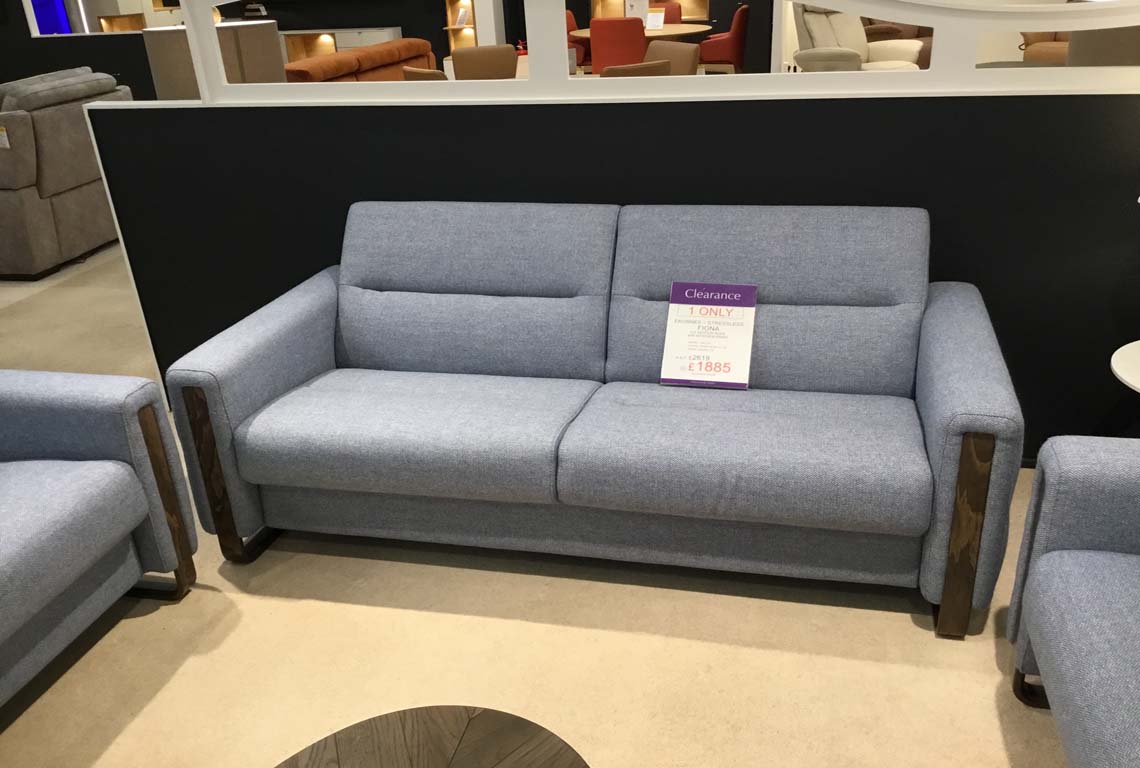 Ekornes Stressless® Fiona 2.5 Seater Sofa with Wooden Arms