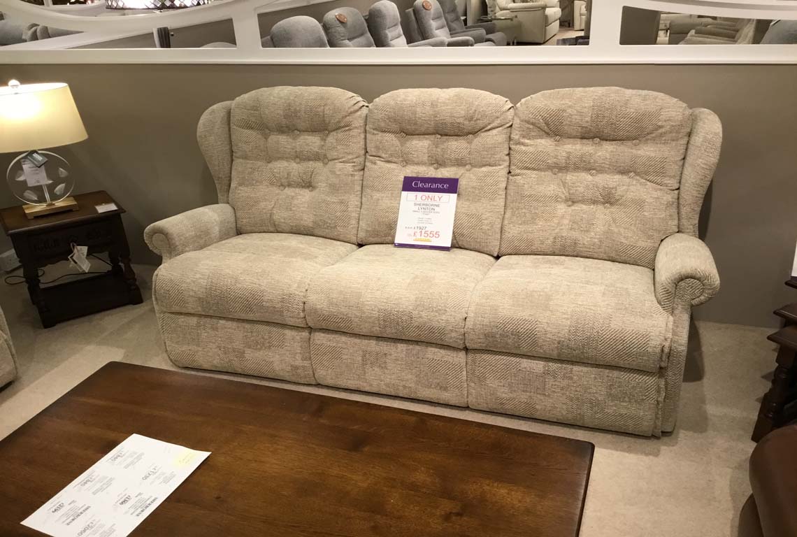 Sherborne Lynton Small 3 Seater Sofa ~ Fixed