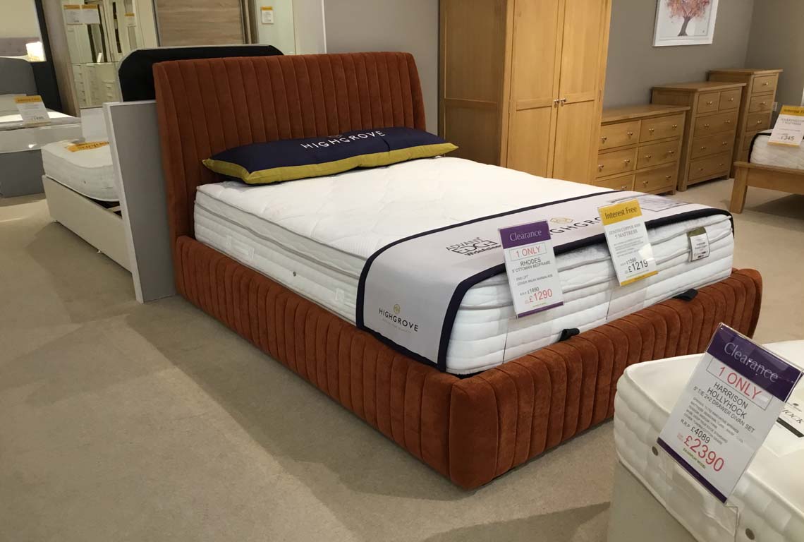 Rhodes 5' Ottoman Bedframe