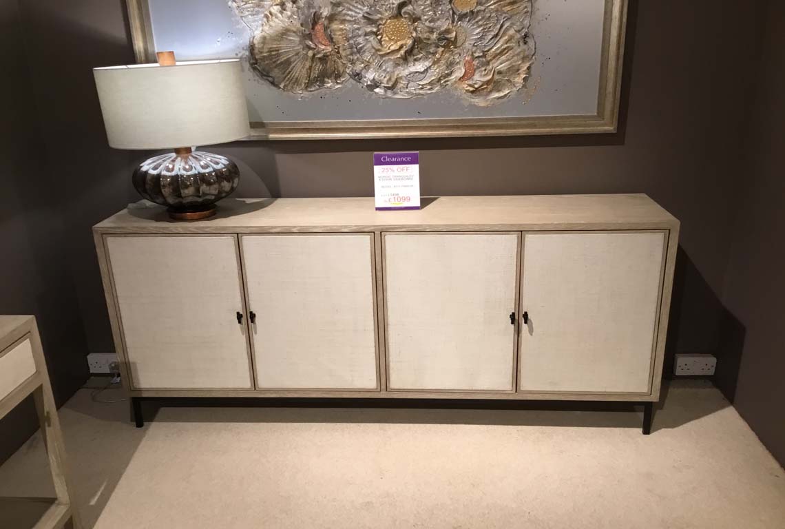 Nordic Tranquility 4 Door Sideboard