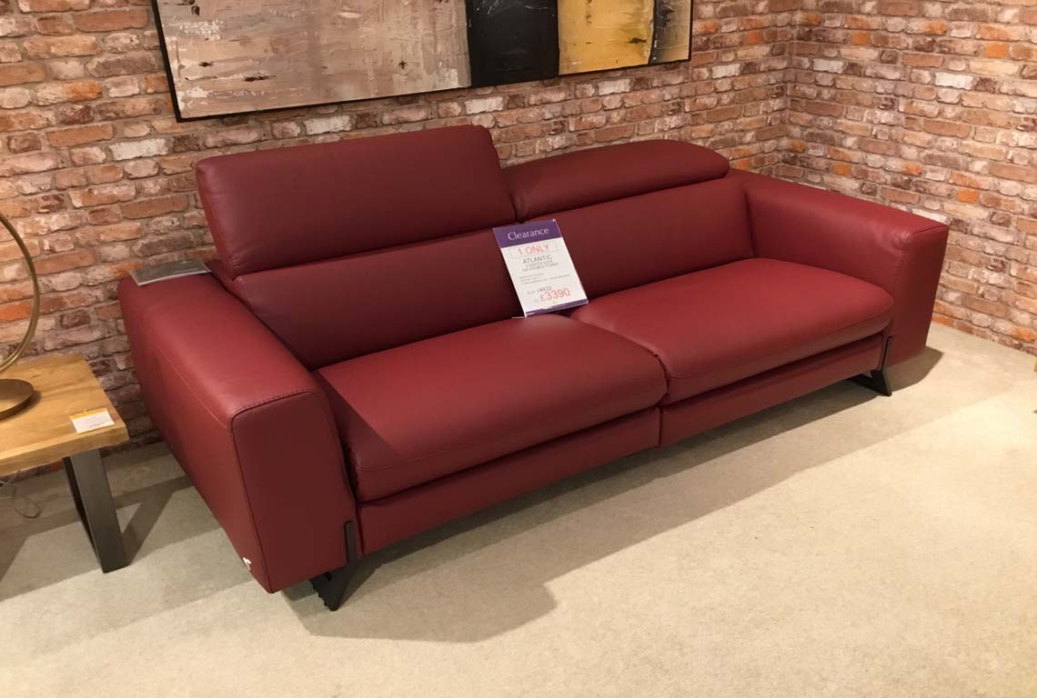 Atlantic 3 Seater Sofa with Double Power
