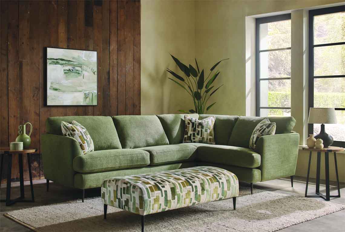 Contemporary suite in room setting