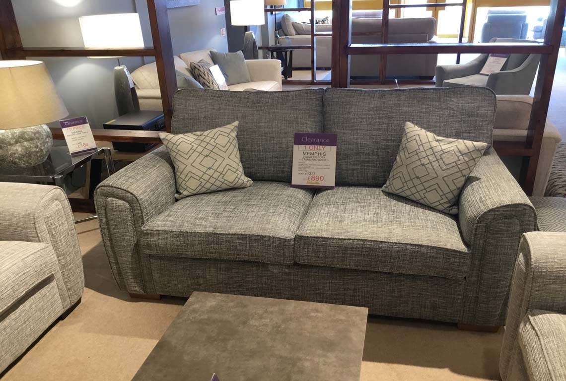 Memphis 2 Seater Sofa - Standard Back